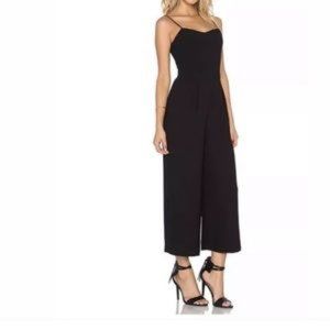 Sam Edelman Wide Leg Sweetheart Black Jumpsuit NWT